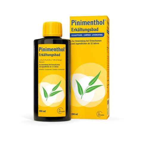 Packshot Pinimenthol Erkältungsbad