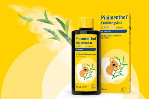 Pinimenthol Erkältungsbad für Kinder ab 2 Jahren
