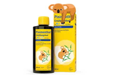 Pinimenthol Erkältungsbad für Kinder ab 2 Jahren