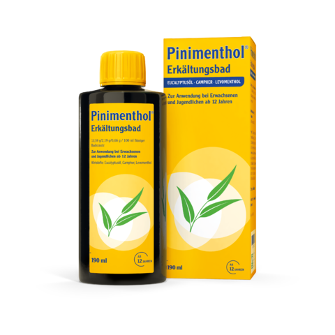 Packshot Pinimenthol Erkältungsbad